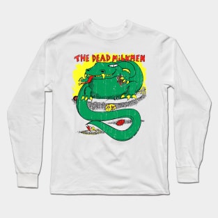 The Dead Milkmen Vintage Crack Texture Long Sleeve T-Shirt